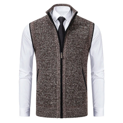 Hamilton Wool Full-Zip Vest