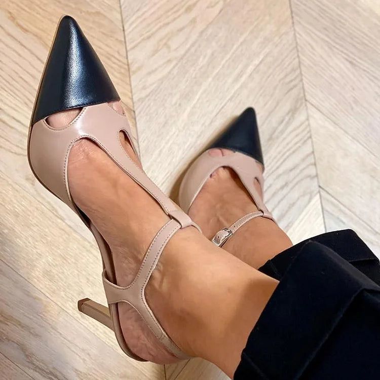 Evrardine | Bicolored Pointed Pump