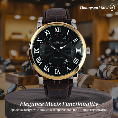 Daniel | Mechanical Classic Men’s Roman Numerals Watch | 45mm