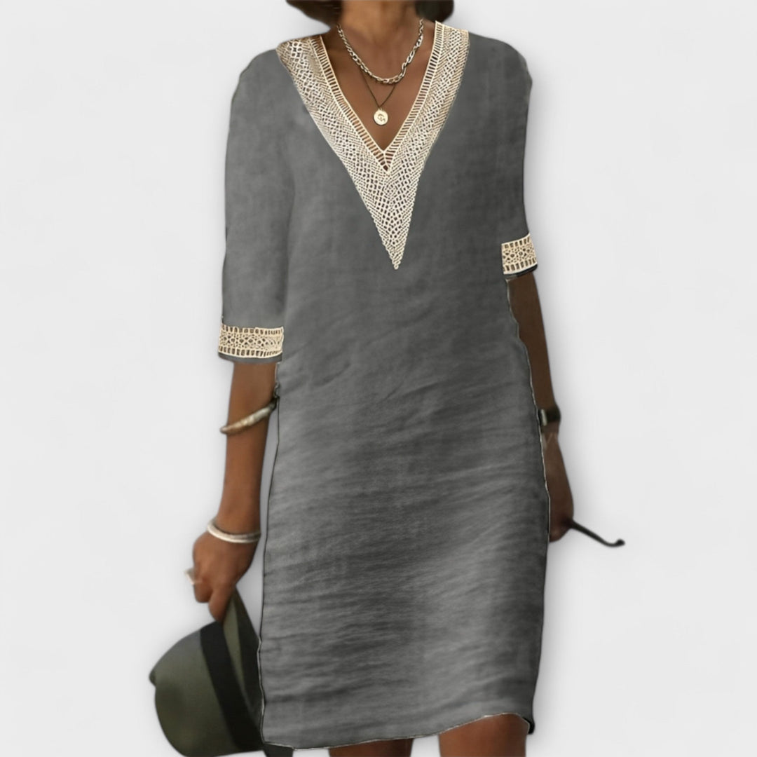 Emelia™ | Cotton And Linen Dress