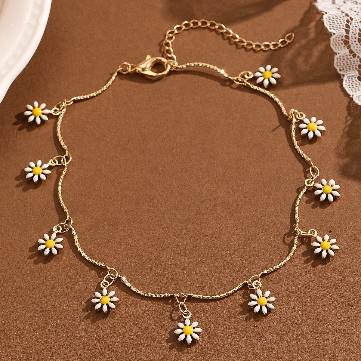 Daisy Chain Anklet