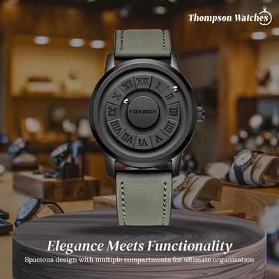 Max | Men's Stylish Black Dial Casual Wristwatch