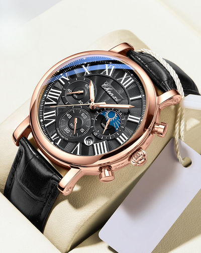 Harry Melbourne® - Luxurious Leather Quartz Watch