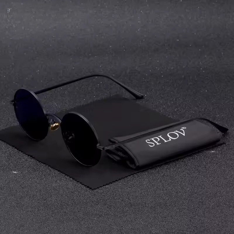 Alessio Vantini Retro Punk Round Sunglasses