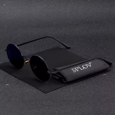 Alessio Vantini Retro Punk Round Sunglasses