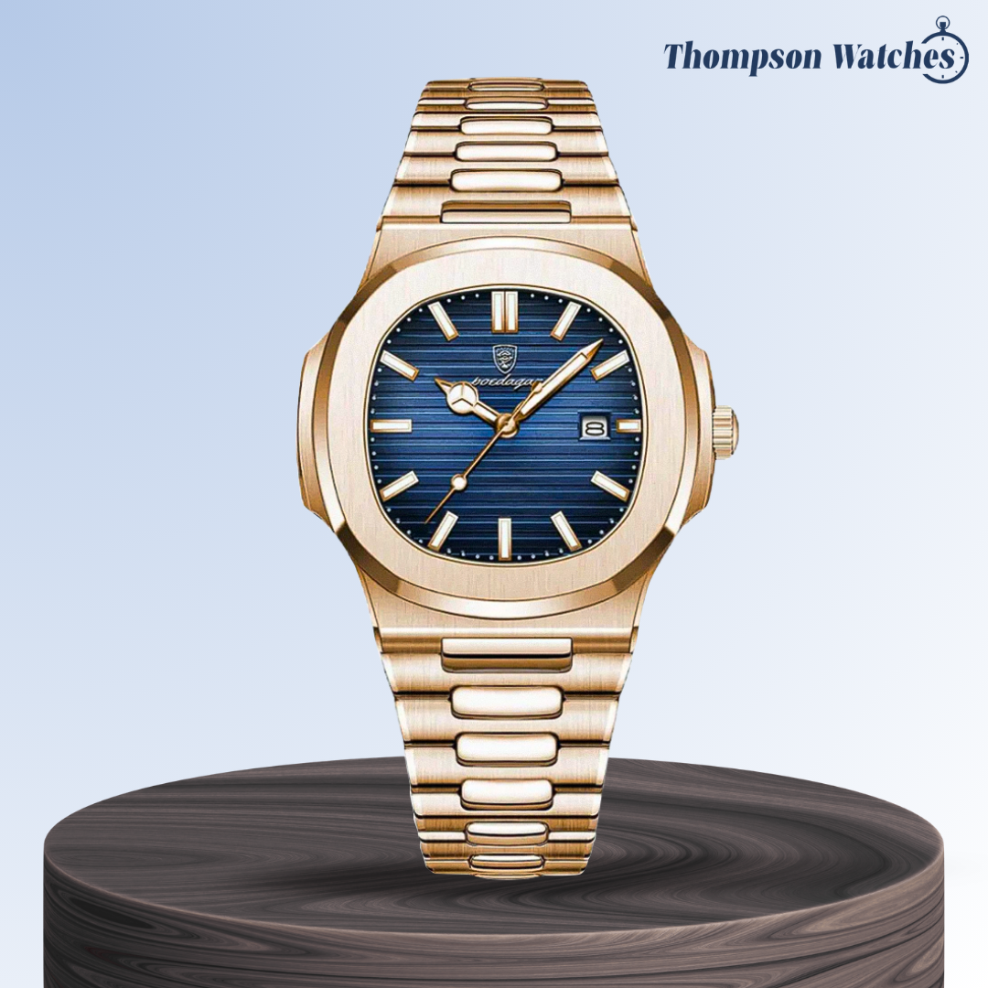 Adriel | Refined Rose Gold Finish Elegance Framed Watch