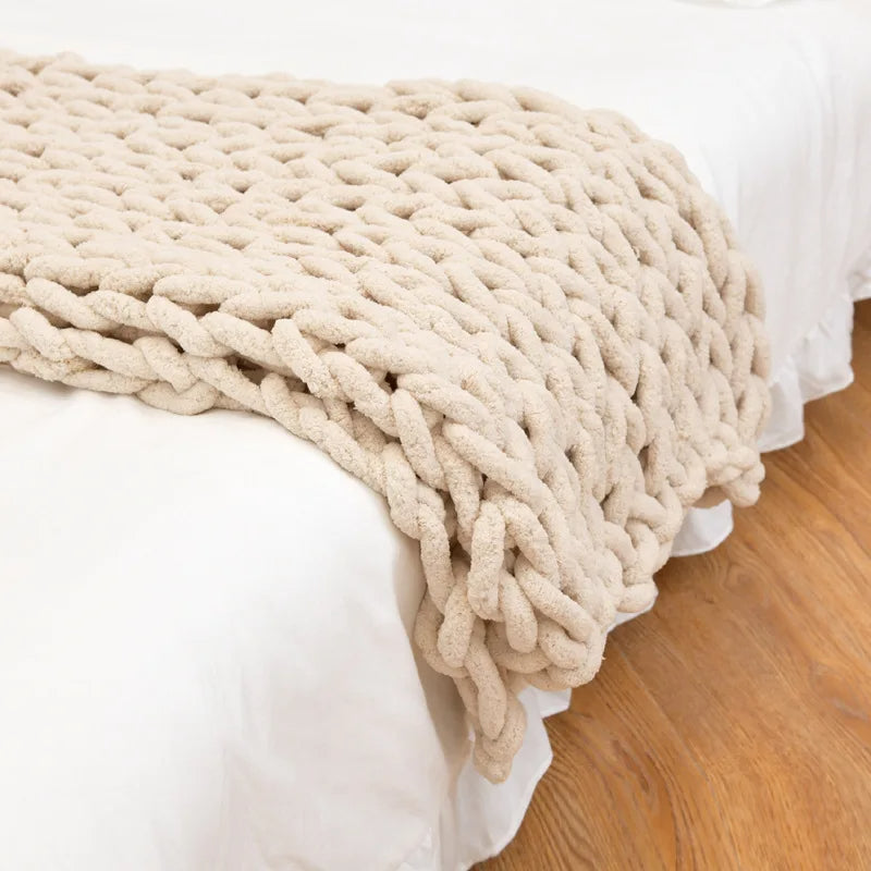 Knot & Nest Chenille Throw Blanket