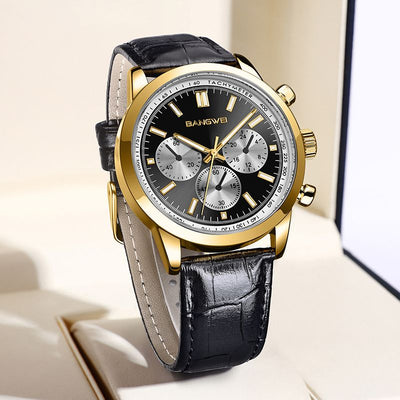 Casual Sport Military Business Leather Quartz Watch™
