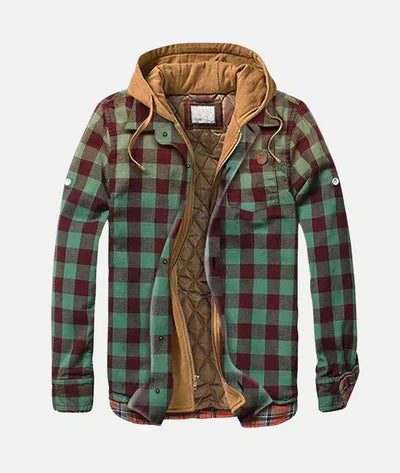 Alain – Plaid patchwork jacket
