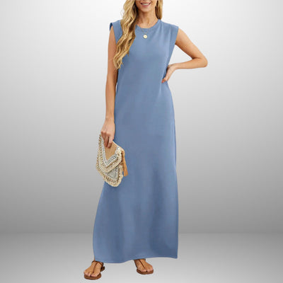 Olivia | Long Flowing Wrinkle-Free Dress