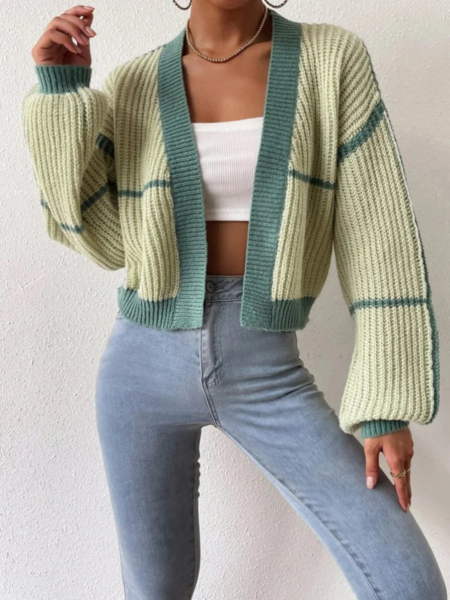 Sofie Cropped Knit Cardigan