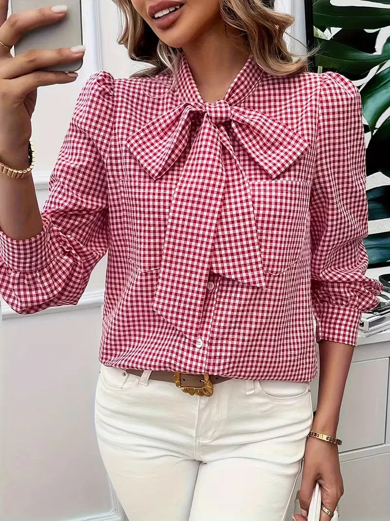 THE MEELLA | BOW-TIE BLOUSE