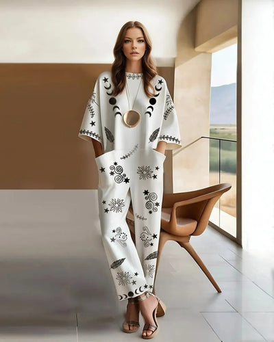 Nancy™ | Cotton Stretch Wide Jumpsuit