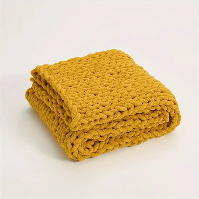 Knot & Nest Chenille Throw Blanket