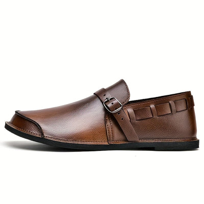 Diego Antonetti Monk Strap Leather Loafers