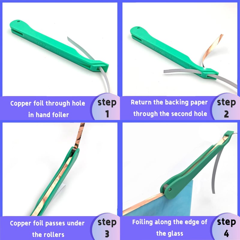 VitraForma™ Hand Foiling Tool — Craft Flawless Stained Glass with Ease and Confidence