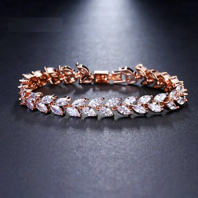 Nemorina Foliora Bracelet | White Gold 18k