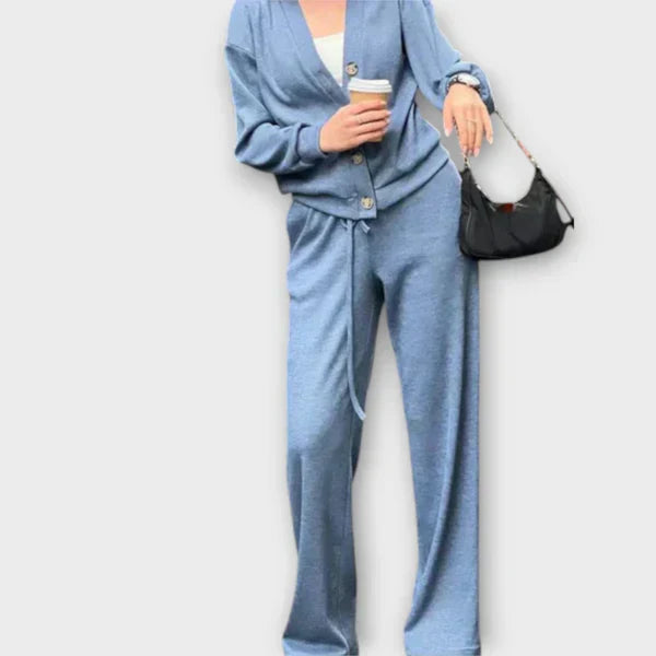 Chantal - Long Sleeve Top and Pants Set