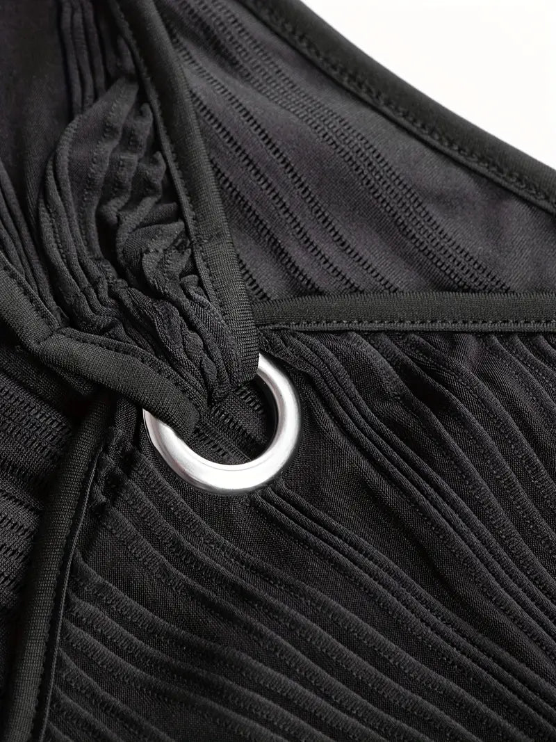 Alena | Striped Midi Dress