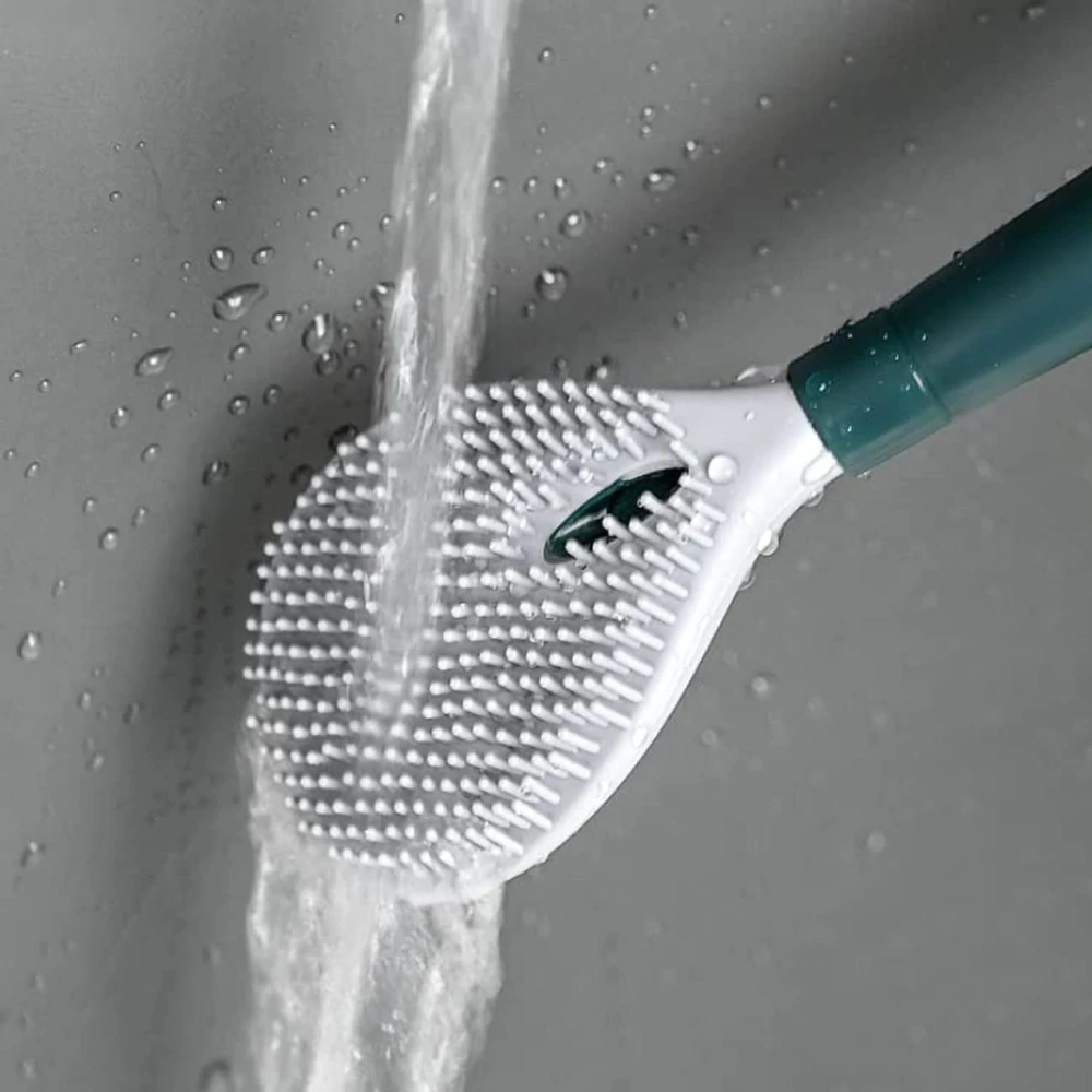 FlexiClean Brush™ — Conquer Every Corner for a Sparkling, Germ-Free Toilet