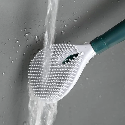 FlexiClean Brush™ — Conquer Every Corner for a Sparkling, Germ-Free Toilet