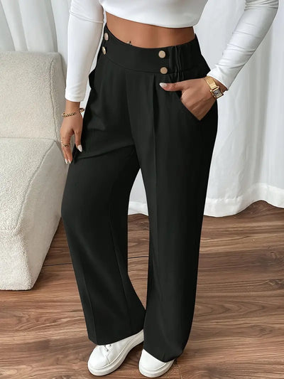 Presley | Comfortable Wide Leg Pant With Pockets