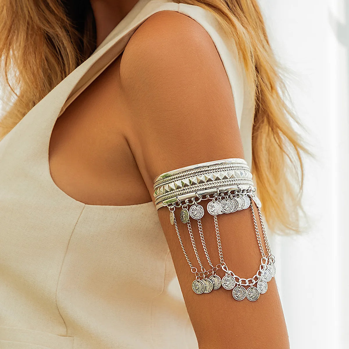 Heiress Armlet Cuff Bangle
