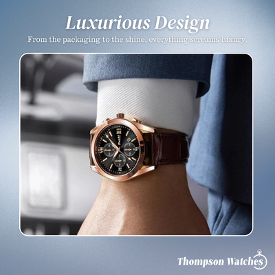 James | Men’s Chronograph Watch with Multi-Function Dial | 41mm