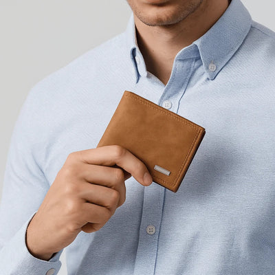Executive Slim Suede Wallet