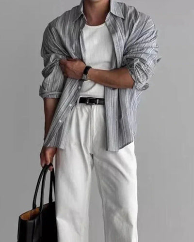 Vittore Striped Cotton Shirt