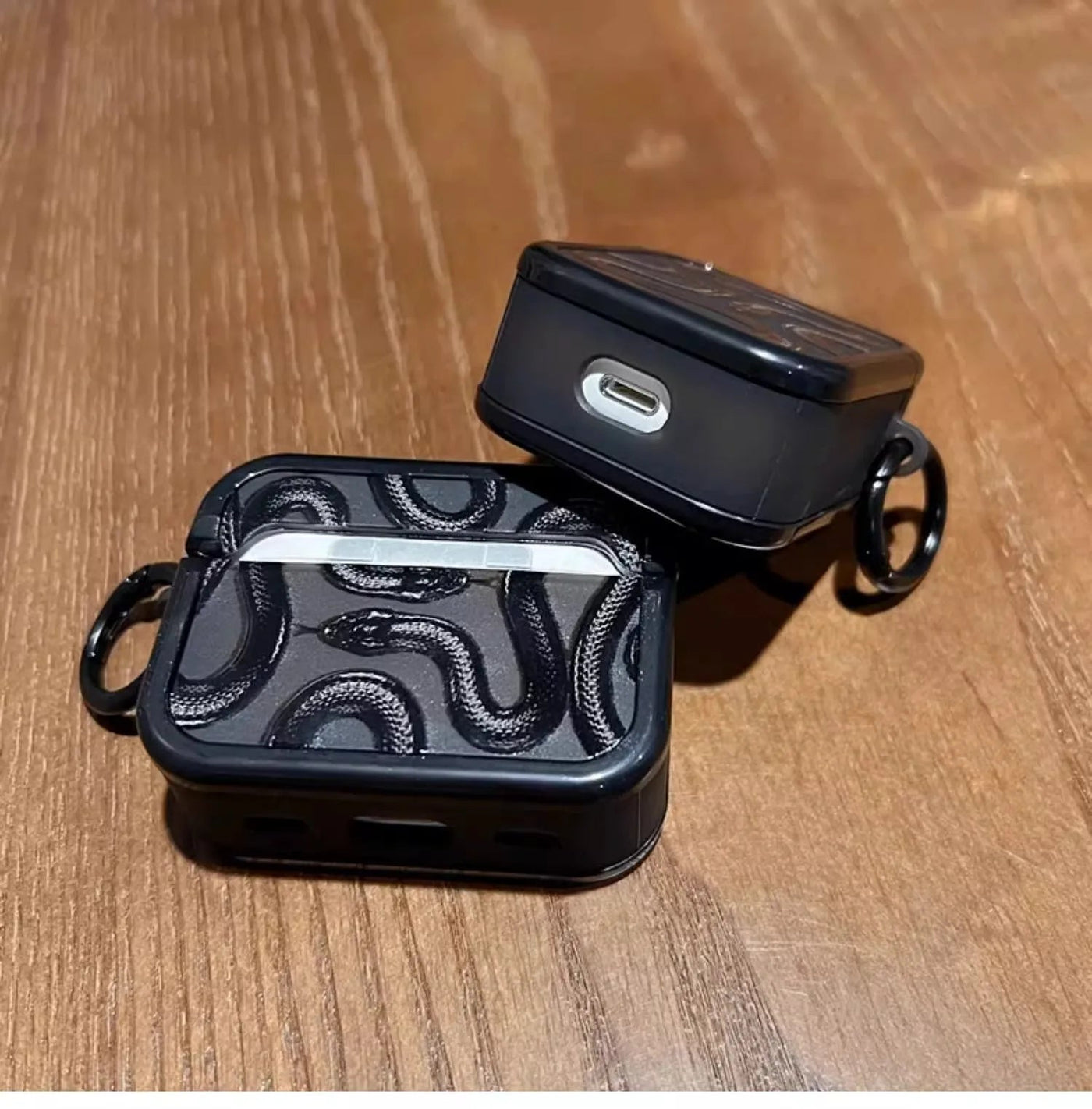 Serpent Motif Airpods Case