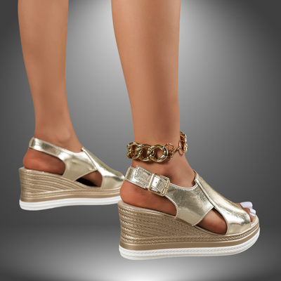 NORTHLINE STUDIO | PLATFORM WEDGE SANDALS