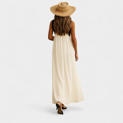RENEE | CROSS-STRAP MAXI DRESS