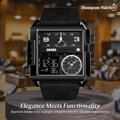 Alex | Men's Double Calendar Quartz Wristwatch