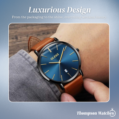 Finn | Cruise Leather Date Watch