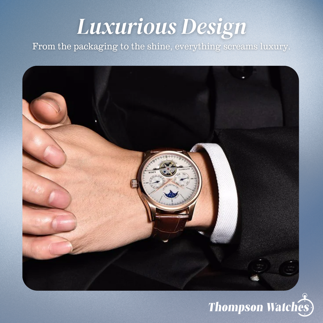 Samuel | Mechanical Watch with Calendar Display | 43mm