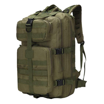 OUTDOOR LARGE CAPACITY MULTIFUNCTIONAL CANVAS BACKPACK