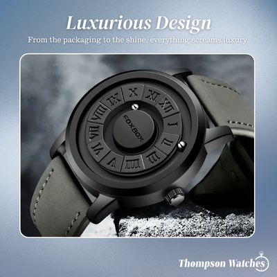 Max | Men's Stylish Black Dial Casual Wristwatch