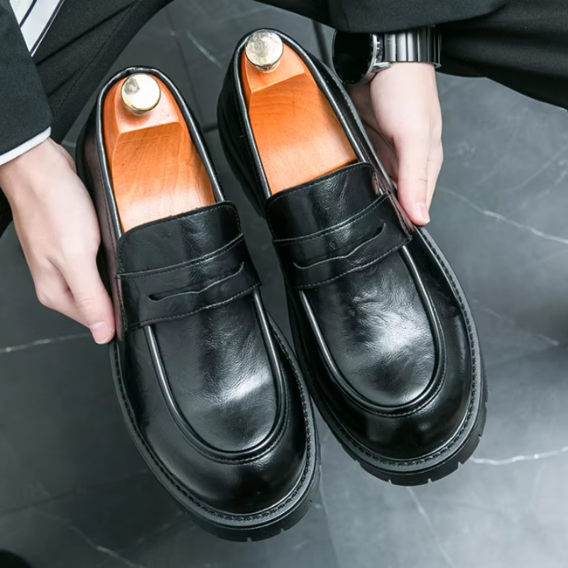 Lazzaro Moro Leather Dress Loafers