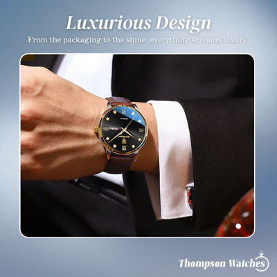 Enzo | Men's Elegant Quartz Waterproof Watch | 42mm