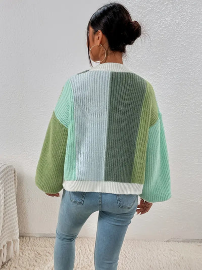 Lucid Block Knit Cardigan