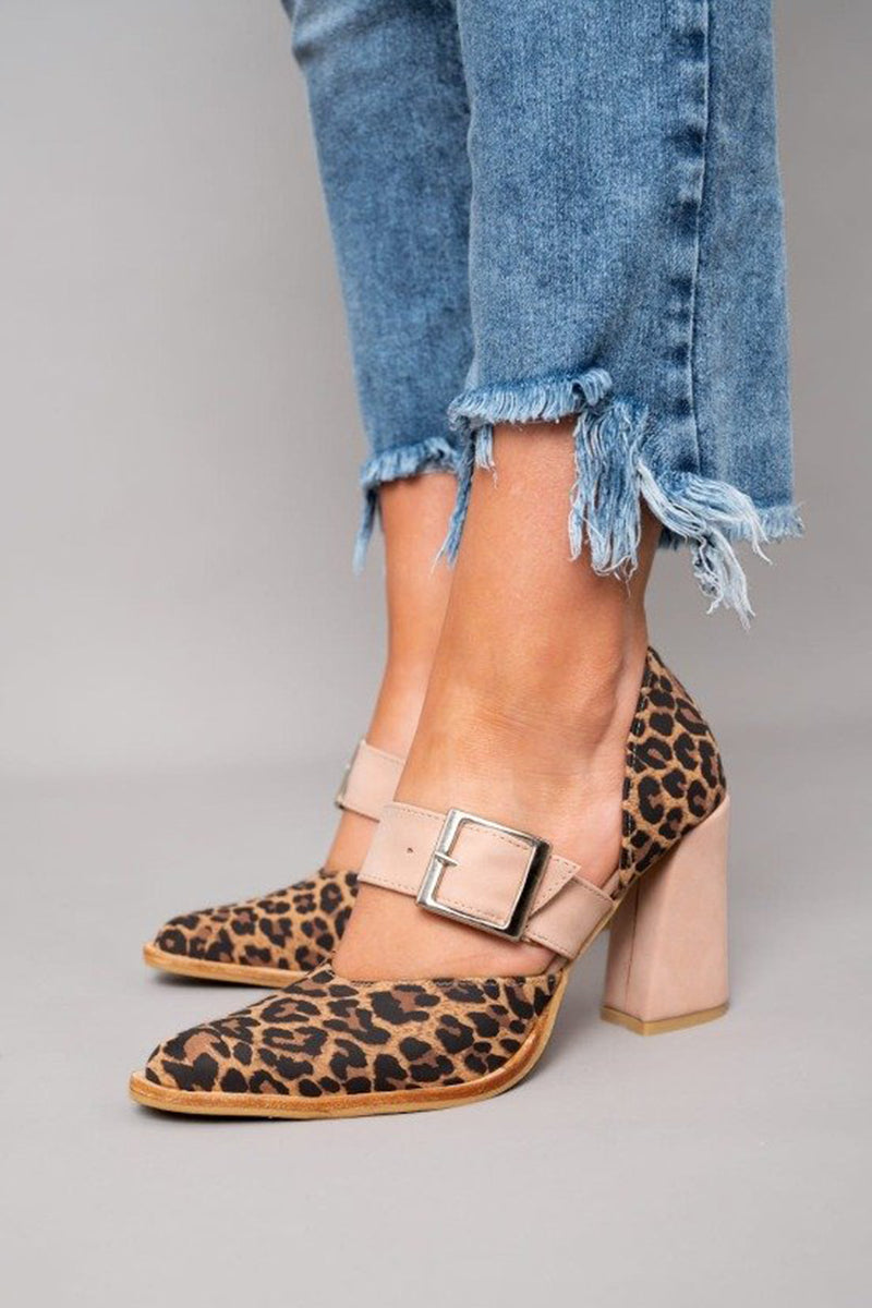 Leopard Print Heels | Stylish Elegant Footwear