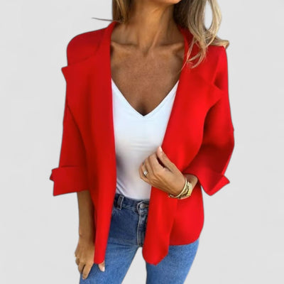 Alessia™ | Bold Open-Front Blazer