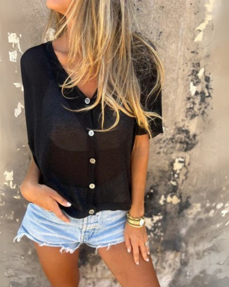 NORTHLINE STUDIO | BUTTON FRONT CARDIGAN