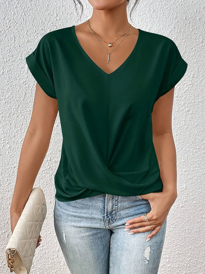 NORTHLINE STUDIO | V-NECK TWIST TOP