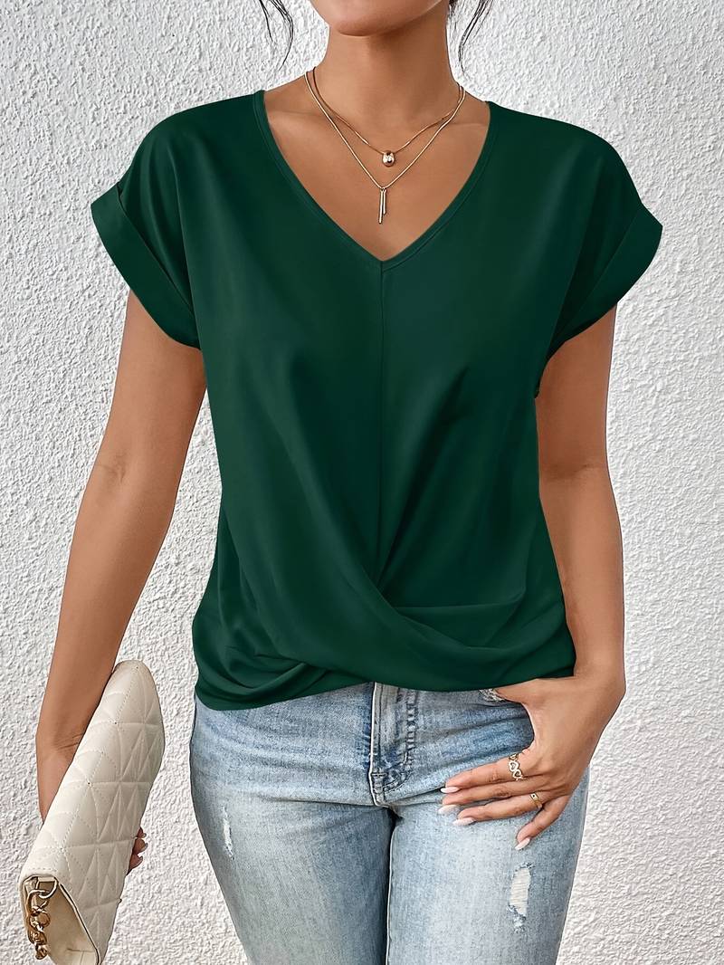 Avencea - Casual Short Sleeve T-Shirt for the Modern Woman