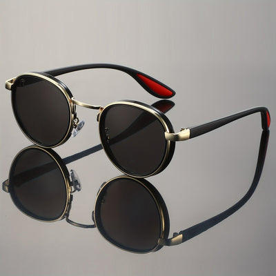 Giuseppe Taviani Retro Sport Round Sunglasses