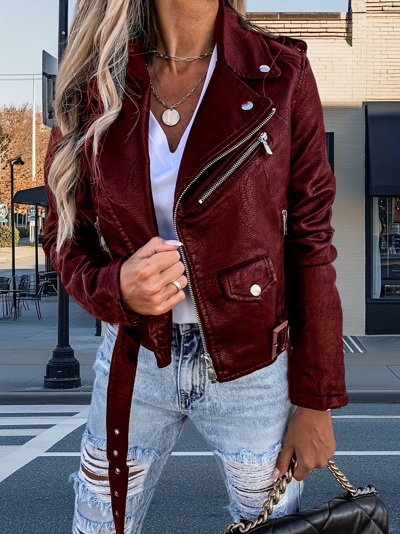 Jenny | Classic Leather Jacket