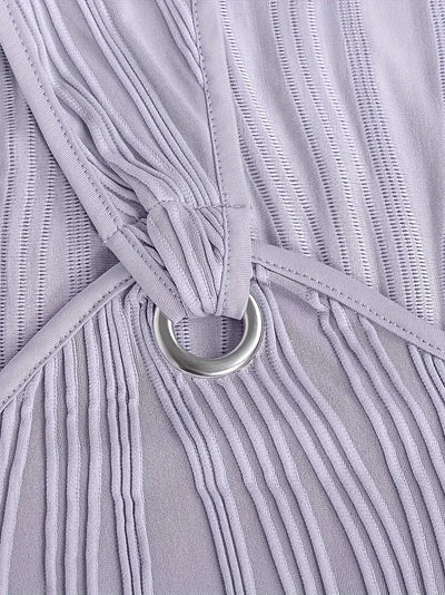 Alena | Striped Midi Dress