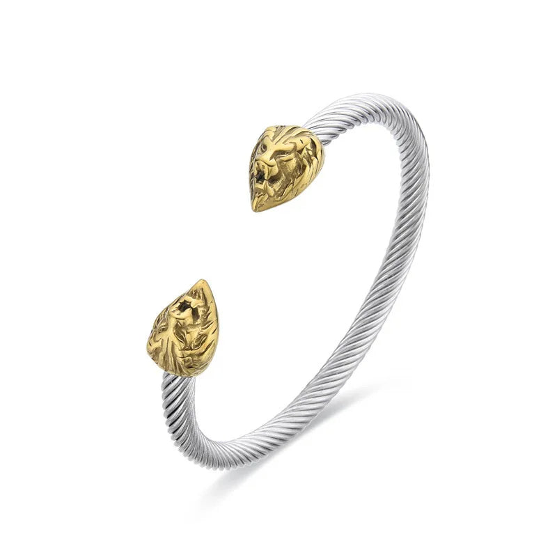 Mercer Steel Rope Cuff Bracelet